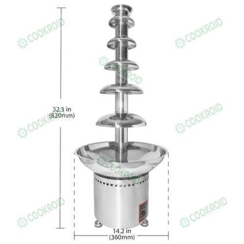 Chocolate Fountain SS-5 Steps